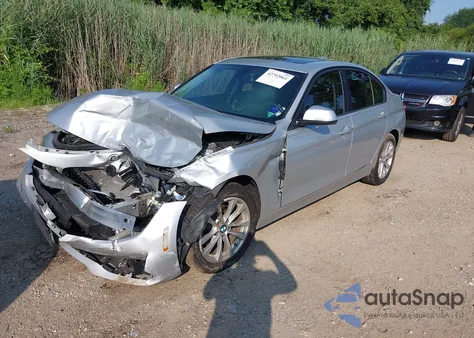 2017 BMW 320I xDrive из США, поврежденный, VIN WBA8E5G38HNU43588